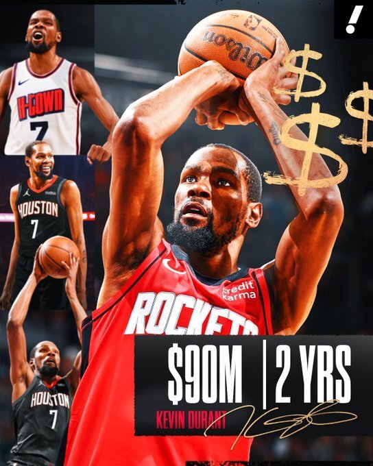 选项, 那么火箭的, 季杜兰特年